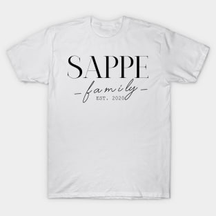 Sappe Family EST. 2020, Surname, Sappe T-Shirt